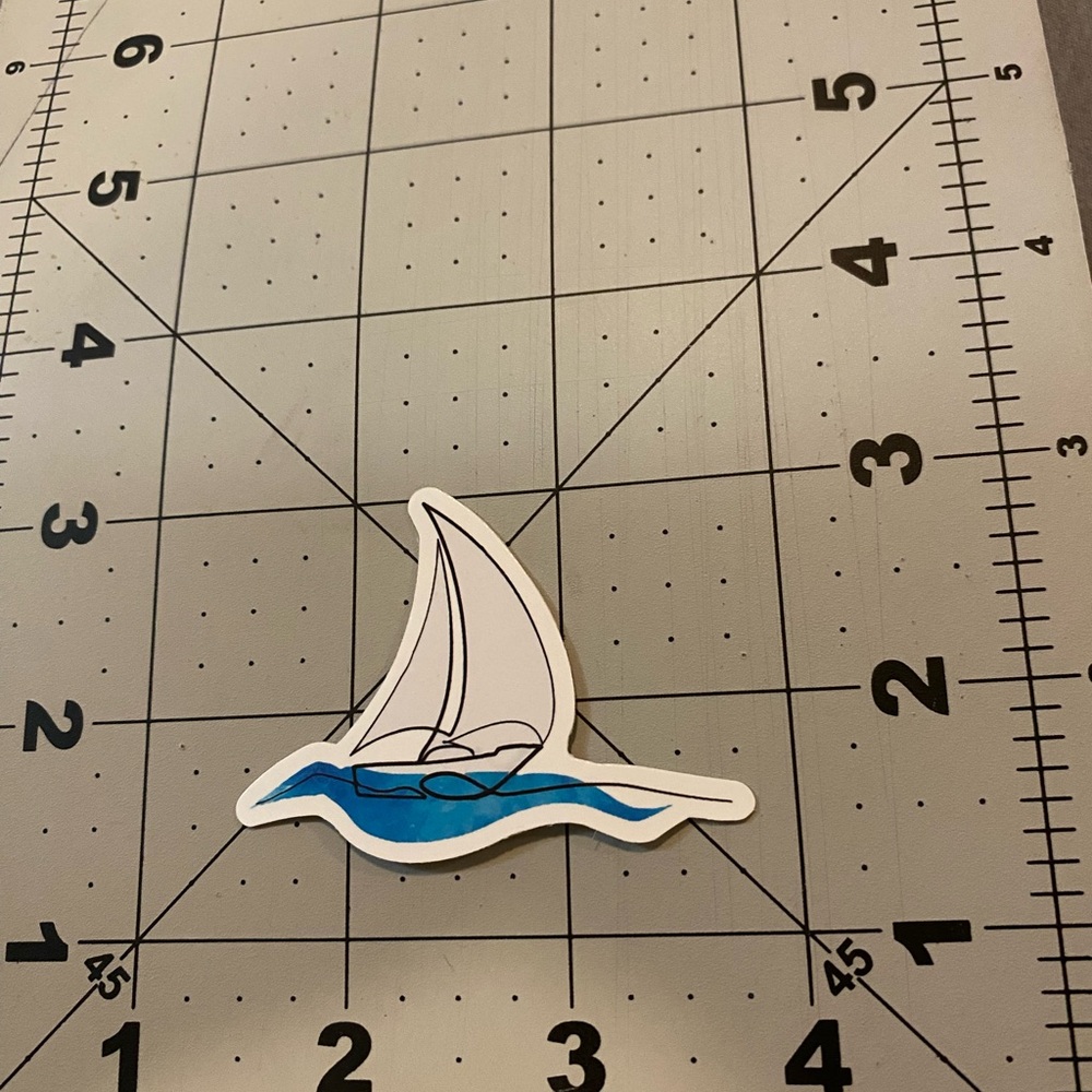 🌈20/$12🌈 Sailboat Sticker - Picture 2 of 3